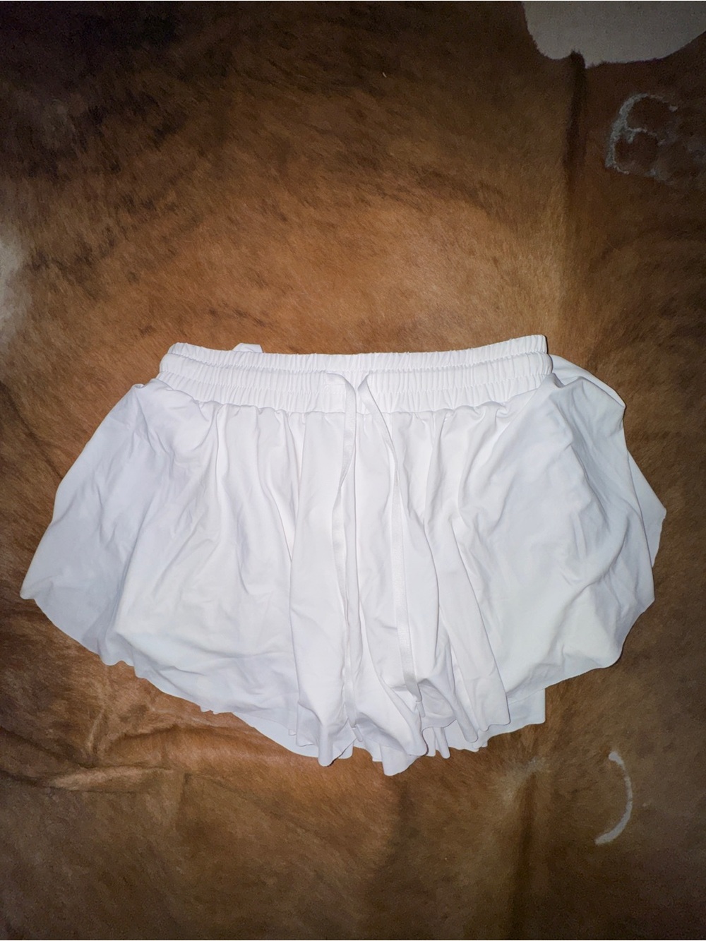 Poise Women’s White Elastic Waist Active Skort